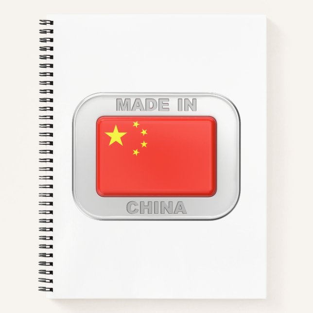 Made in China Notizbuch (Vorderseite)