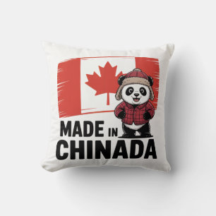 Made in Chinada Panda - Chinese Canadian Kissen