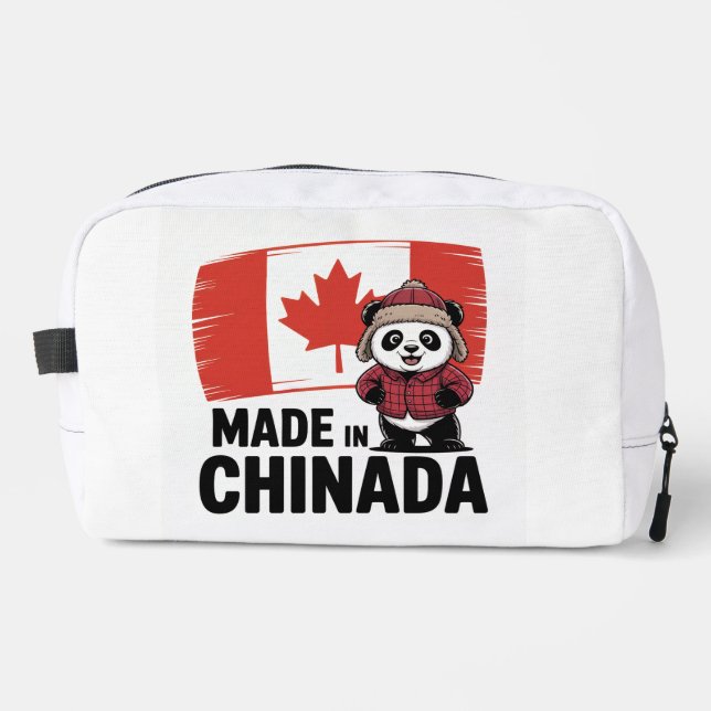 Made in Chinada Panda - Chinese Canadian Waschbeutel (Vorderseite)