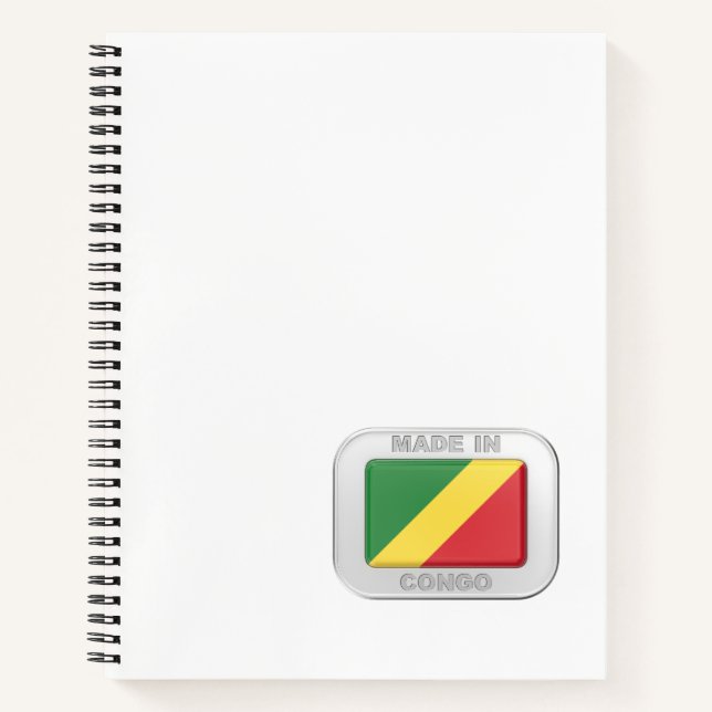 Made in Congo Notizbuch (Vorderseite)