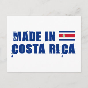 Made in Costa Rica Postkarte