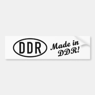 Made in DDR Autoaufkleber