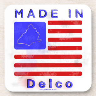 Made in Delco Getränkeuntersetzer