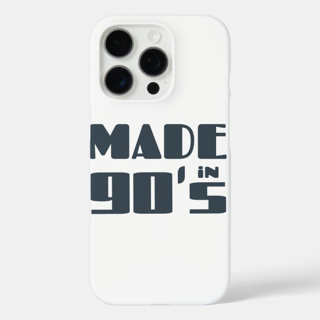 Made in den 90er Jahren Case-Mate iPhone Hülle (Rückseite)