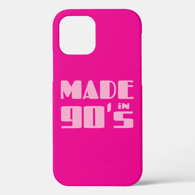 Made in den 90er Jahren Case-Mate iPhone Hülle (Rückseite)
