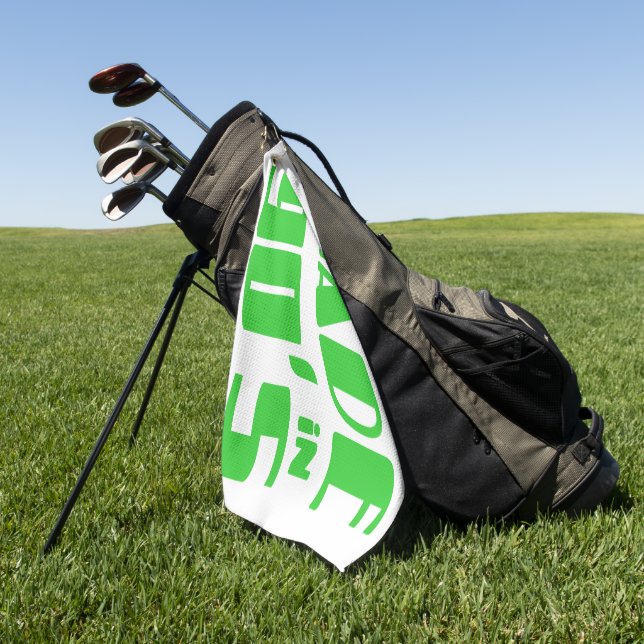 Made in den 90er Jahren Golfhandtuch (Gras)