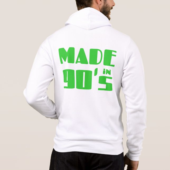 Made in den 90er Jahren Hoodie (Rückseite)