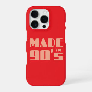 Made in den 90er Jahren iPhone 16 Pro Hülle