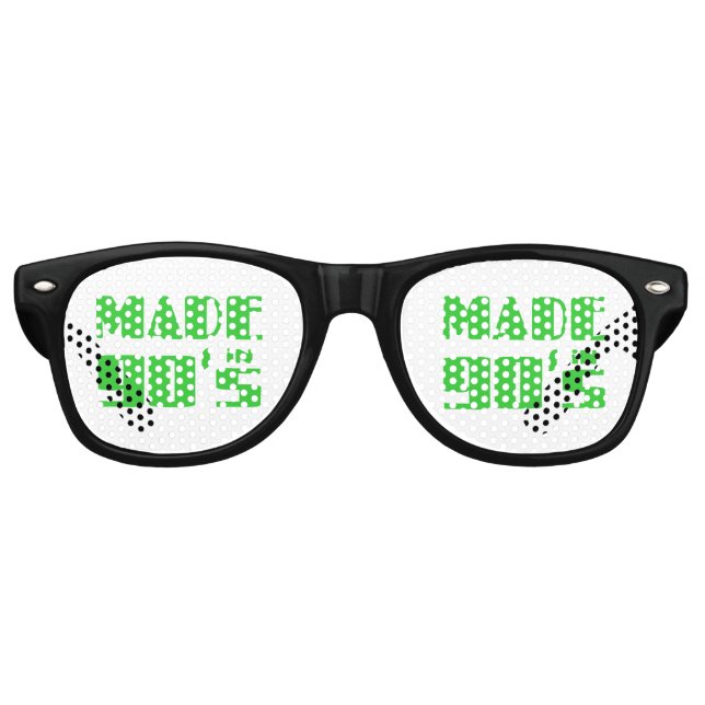 Made in den 90er Jahren Partybrille (Vorderseite)