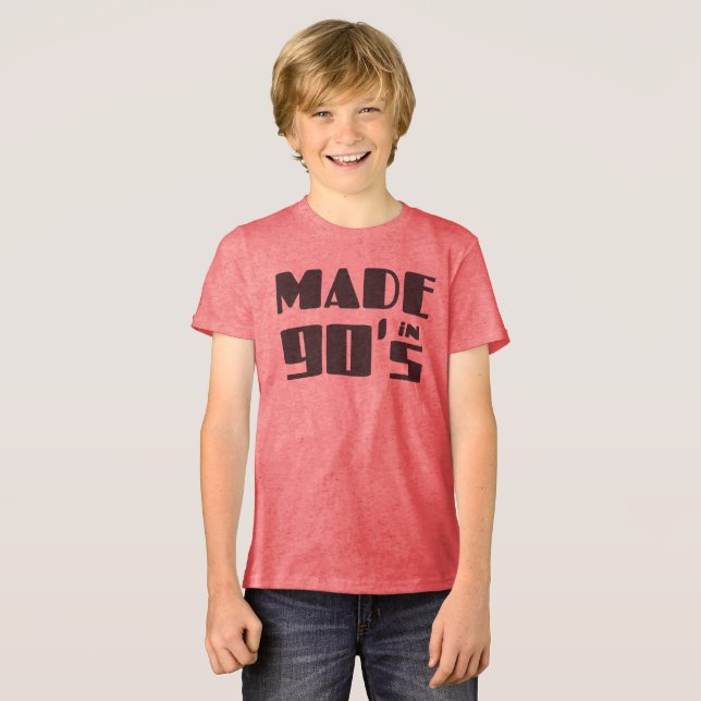 Made in den 90er Jahren Tri-Blend Shirt (Vorderseite voll)