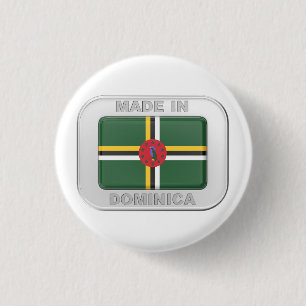 Made in Dominica Button