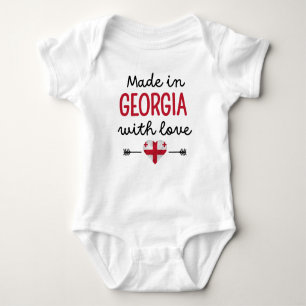Made in Georgia mit Liebe Baby Strampler