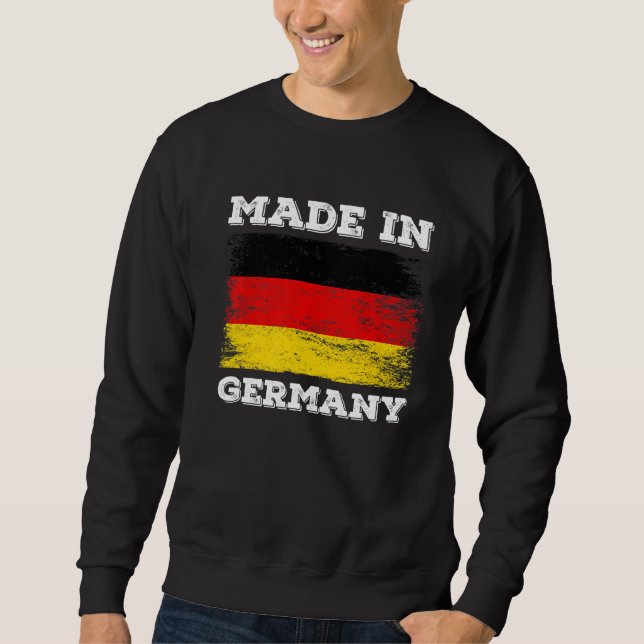 Made in Germany mit deutschen Grafik-Designs Sweatshirt (Vorderseite)
