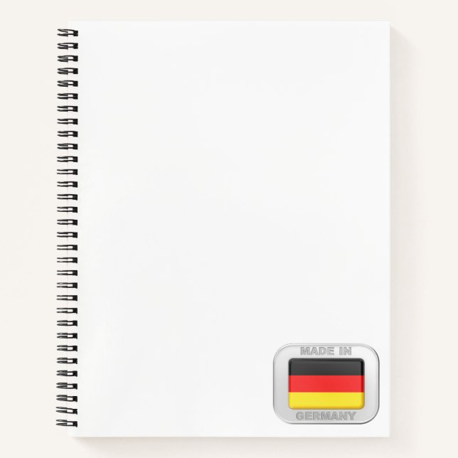 Made in Germany Notizbuch (Vorderseite)
