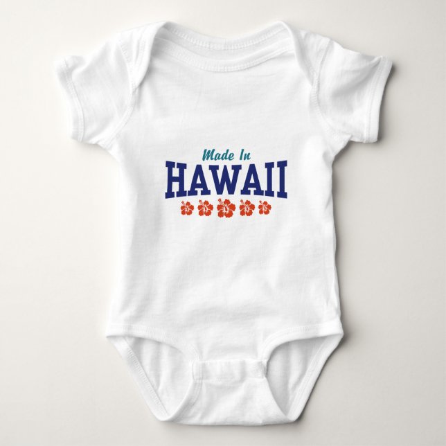 Made in Hawaii Baby Strampler (Vorderseite)