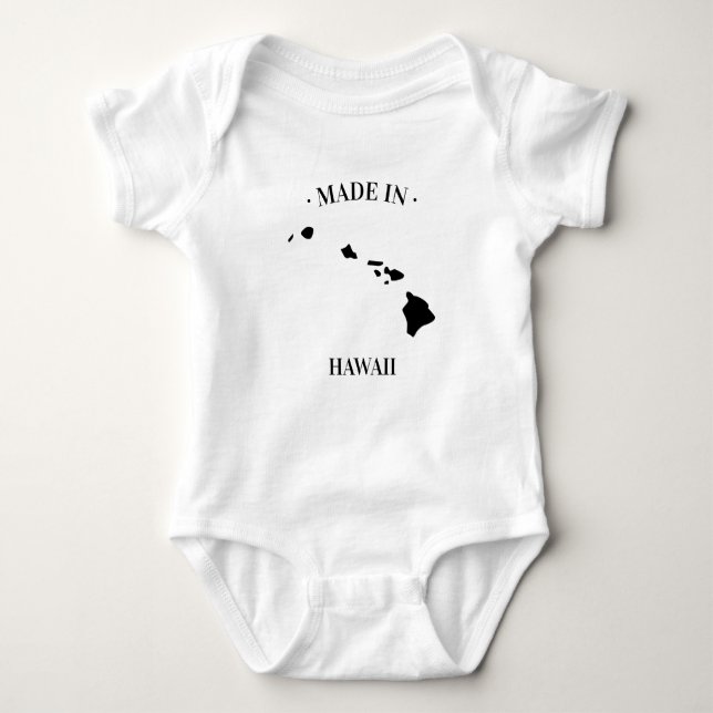 Made in Hawaii HI Baby Bodysuit Baby Strampler (Vorderseite)