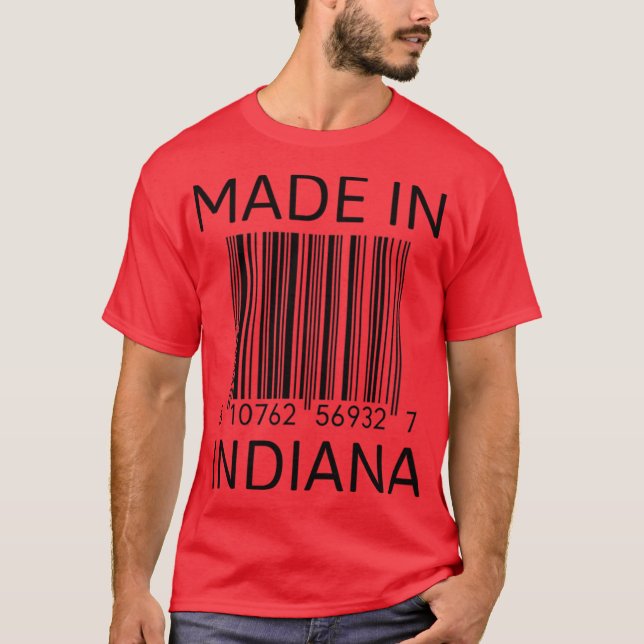 made in indiana T-Shirt (Vorderseite)