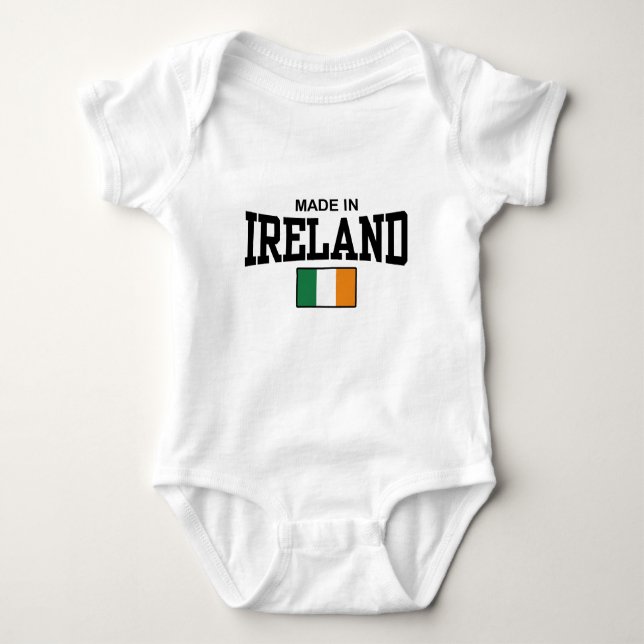 Made in Ireland Baby Strampler (Vorderseite)