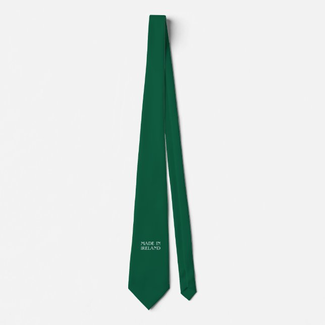 Made in Ireland Kelly Green Neck Tie Krawatte (Vorderseite)