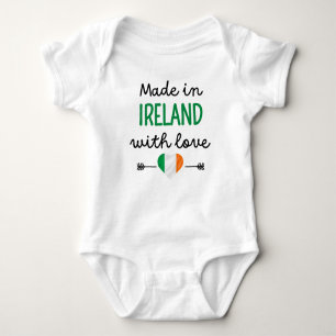 Made in Ireland mit Liebe Baby Strampler