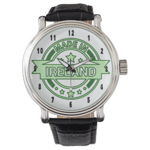 Made in Ireland St Patrick's Day Armbanduhr