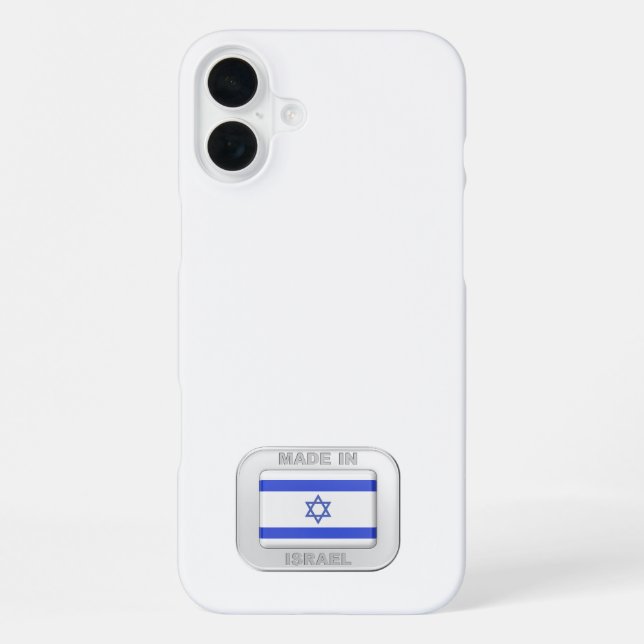Made in Israel iPhone Hülle (Rückseite)