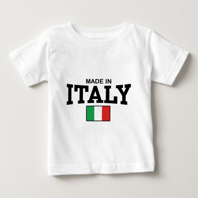 Made in Italy Baby T-shirt (Vorderseite)
