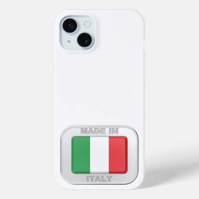 Made in Italy Case-Mate iPhone Hülle (Rückseite)