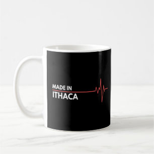 Made in Ithaca New York Staat USA Geburtsstadt Kaffeetasse