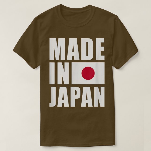 Made in Japan - Japanischer Flaggenstolz T-Shirt (Design vorne)