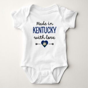 Made in Kentucky mit Liebe Baby Strampler