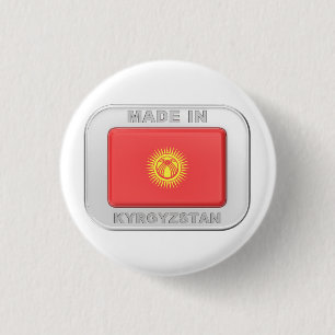 Made in Kirgisistan Button