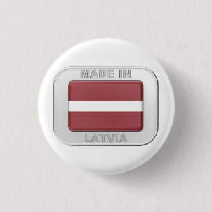 Made in Lettland Button