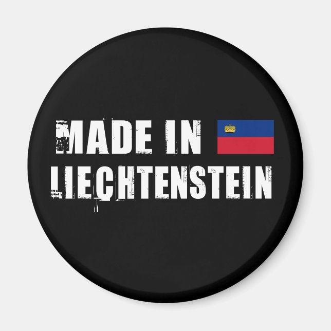 Made in Liechtenstein Magnet (Vorne)