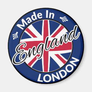 Made in London England Union Jack Flag Magnet