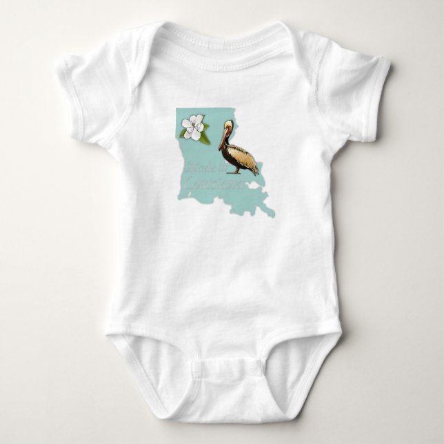 Made in Louisiana Säugling Strampler (Vorderseite)
