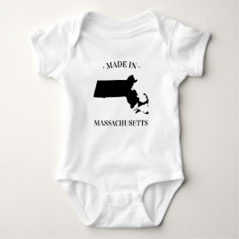 Made in Massachusetts MA Baby Bodysuit Strampler