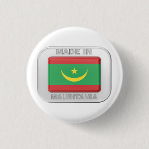 Made in Mauretanien Button