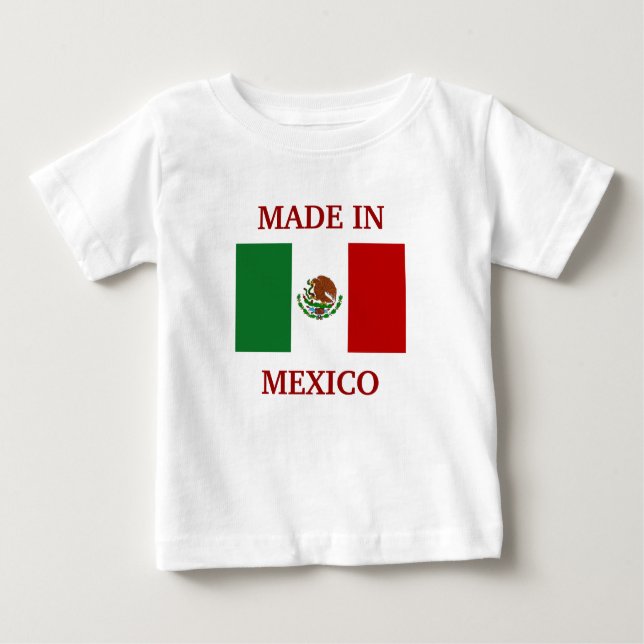 Made in Mexico Baby T-shirt (Vorderseite)