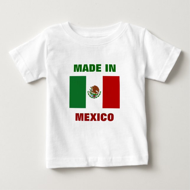 Made in Mexico Baby T-shirt (Vorderseite)