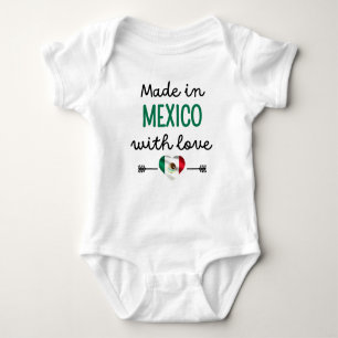 Made in Mexico mit Liebe Baby Strampler