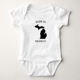 Made in Michigan MI Baby Bodysuit Strampler