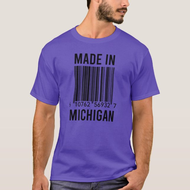 Made In Michigan Oversized 2 T-Shirt (Vorderseite)