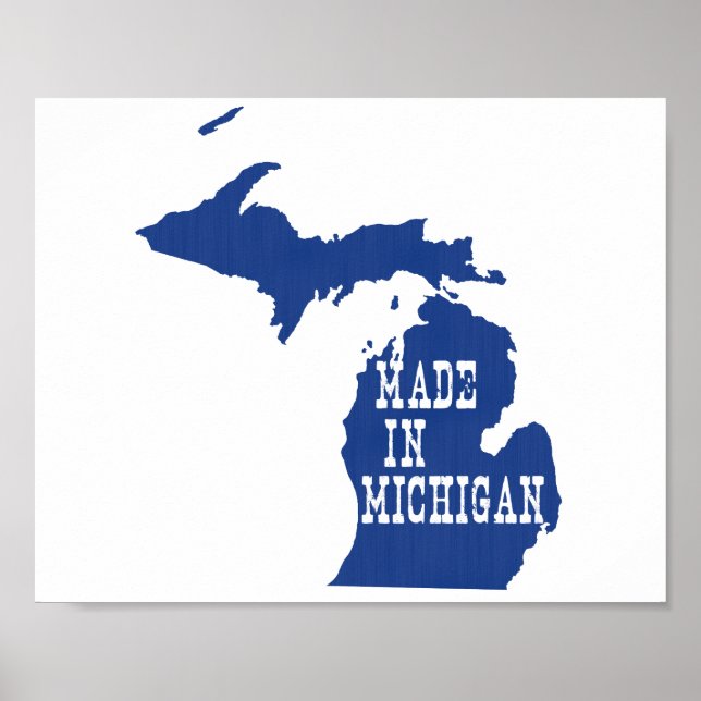 Made in Michigan Poster (Vorne)