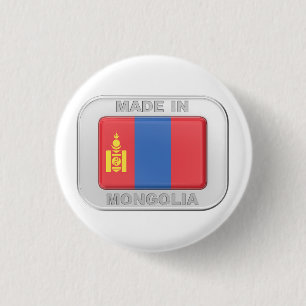 Made in Mongolia Button