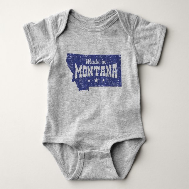 Made in Montana Baby Strampler (Vorderseite)