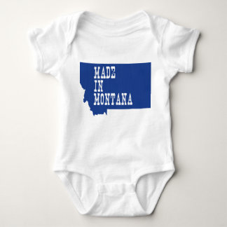 Made in Montana Shaped Säugling Montanan Big Sky Baby Strampler