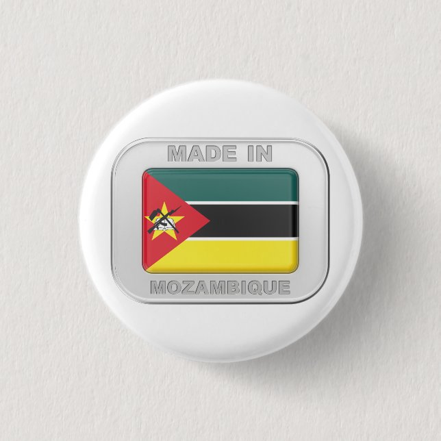 Made in Mosambik Button (Vorderseite)