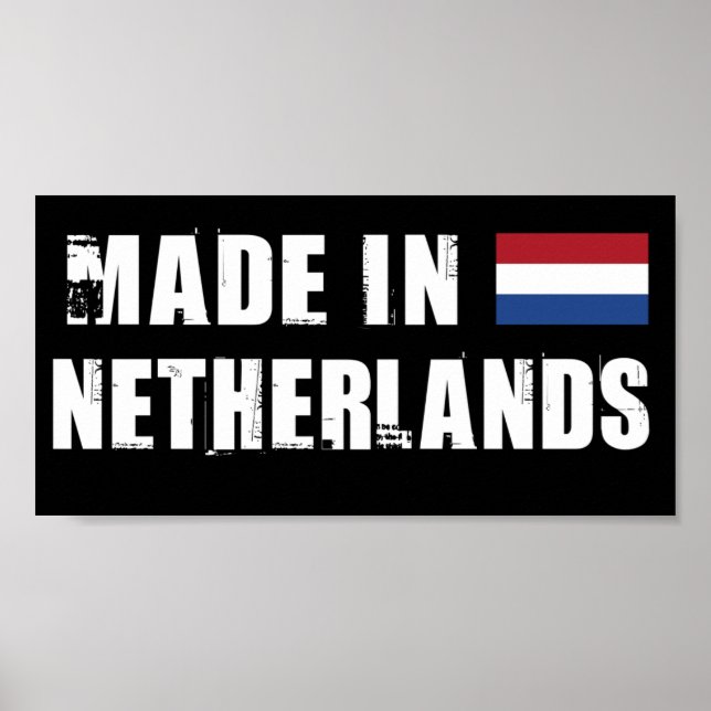 Made in Netherlands Poster (Vorne)
