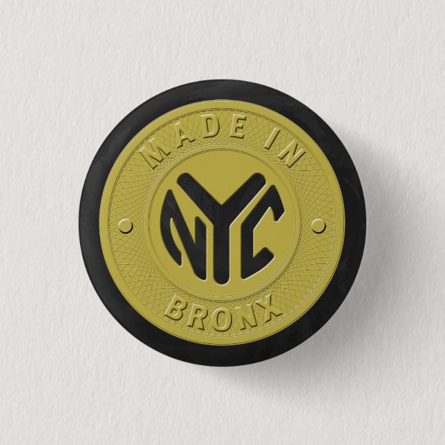 Made in New York Bronx Button (Vorderseite)